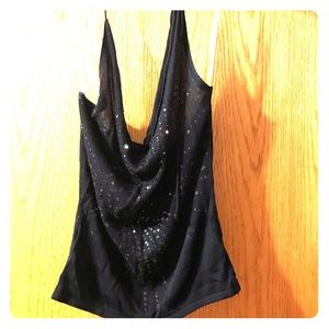 Sequins halter top